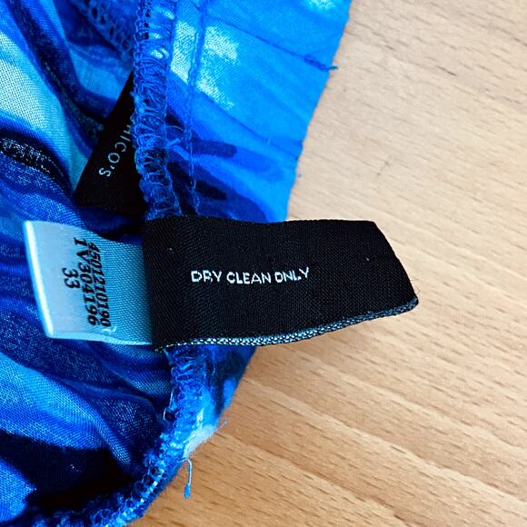 Black Label by Chico's Stippled Palazzo Pants Womens Size 3 U.S. XL 16 Stretch - Picture 7 of 11